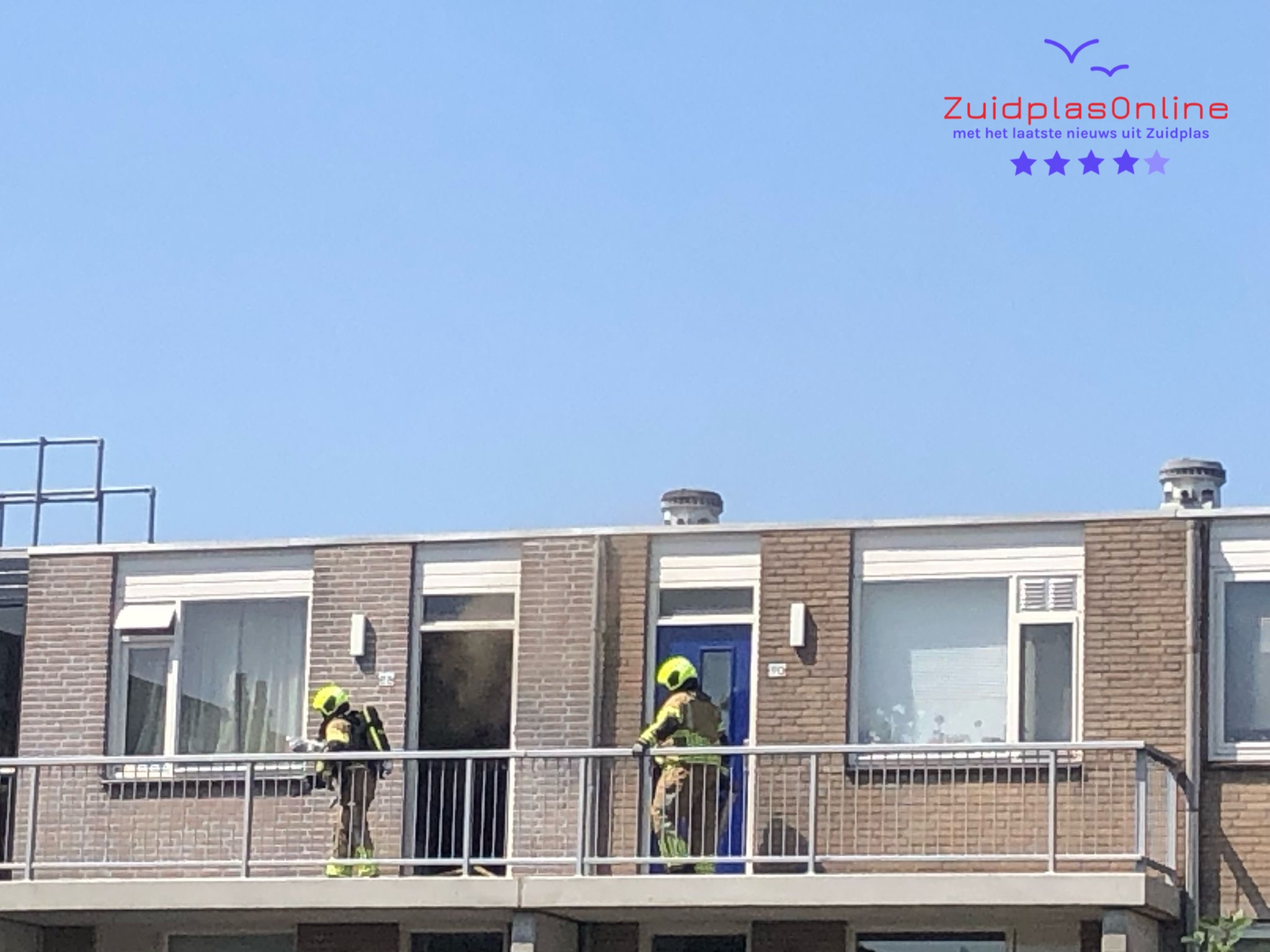 Bankstel vat vlam in woning